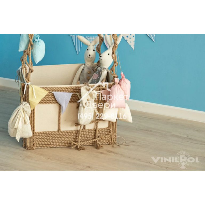 Виниловый пол Vinilam VinilPol 7893-EIR Дуб Сиена 5 mm 1220x228x5 мм-5