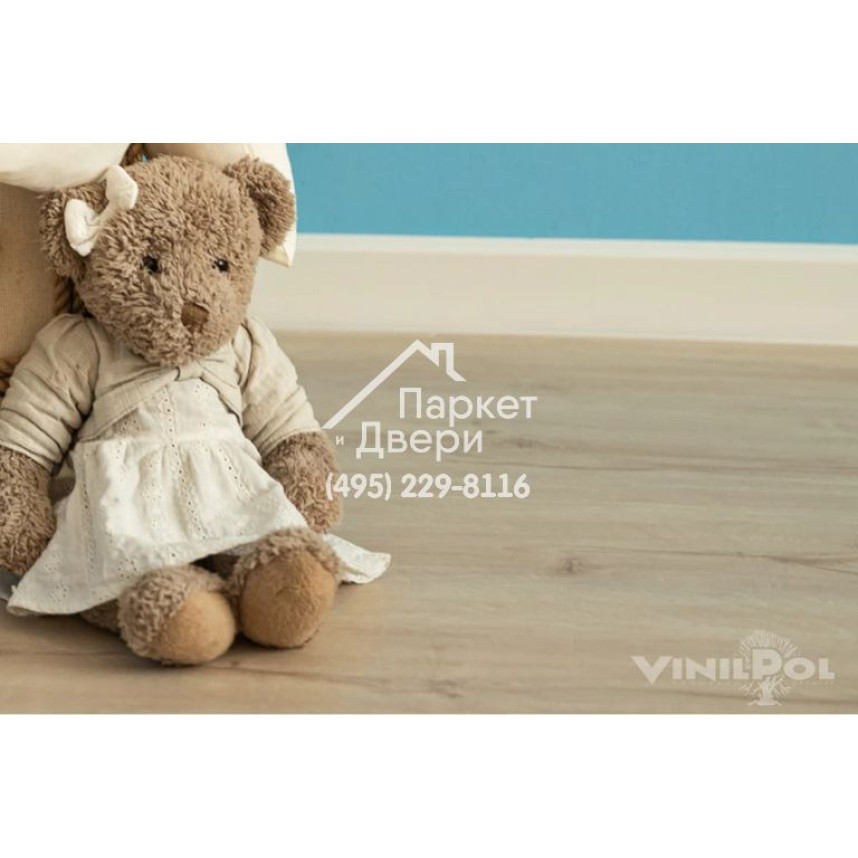 Виниловый пол Vinilam VinilPol 7893-EIR Дуб Сиена 5 mm 1220x228x5 мм-8