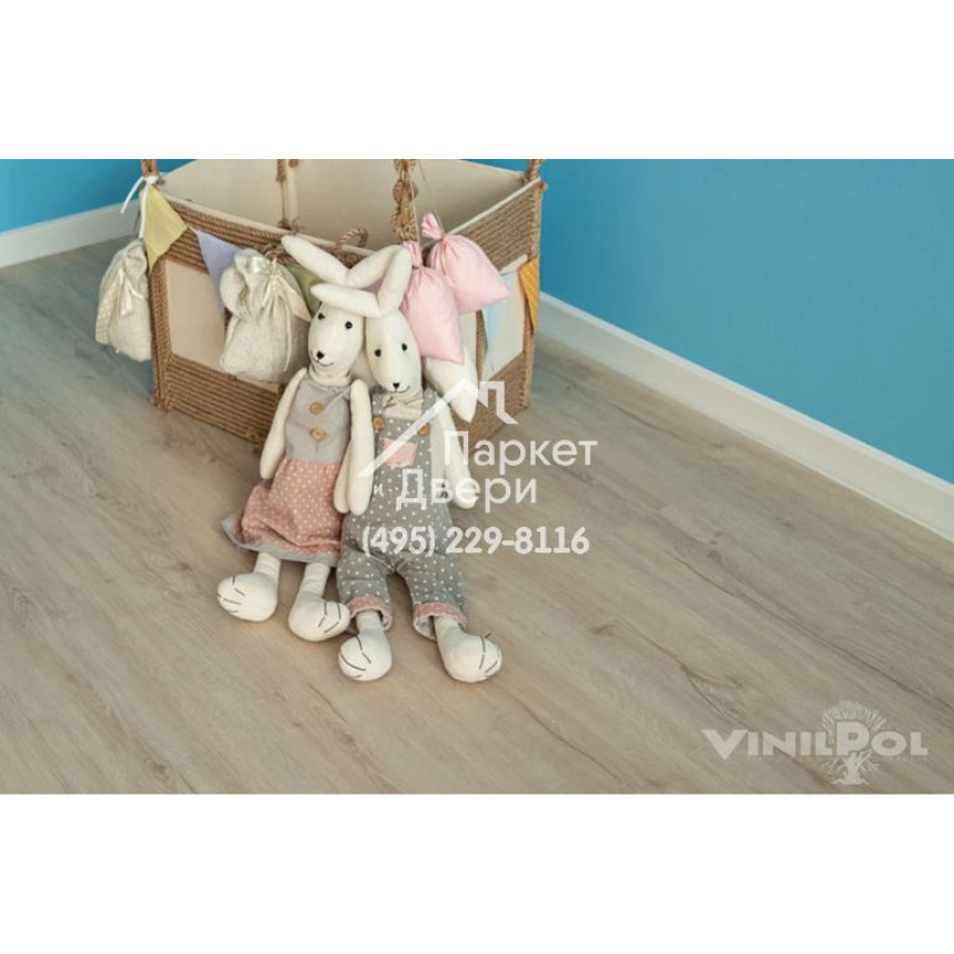 Виниловый пол Vinilam VinilPol 7893-EIR Дуб Сиена 5 mm 1220x228x5 мм-9