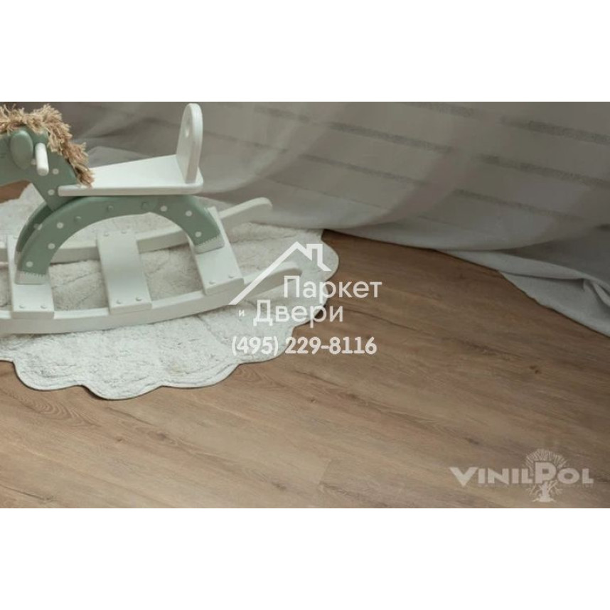 Виниловый пол Vinilam VinilPol 7888-EIR Дуб Бари 6 mm 1220x228x6 мм-1
