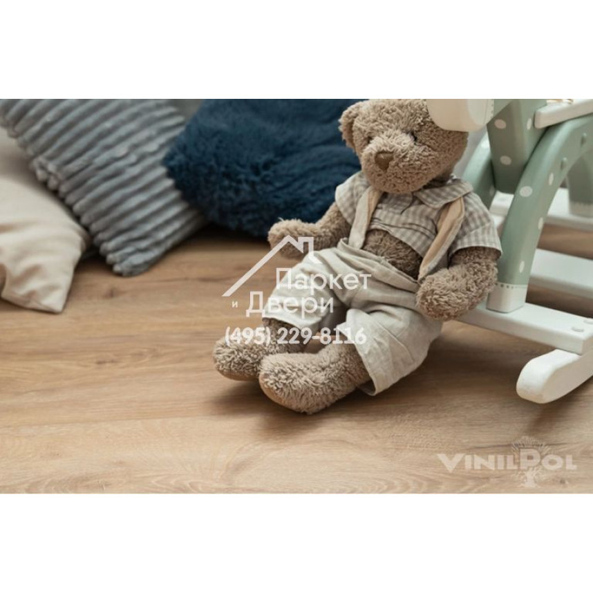 Виниловый пол Vinilam VinilPol 7888-EIR Дуб Бари 6 mm 1220x228x6 мм-2