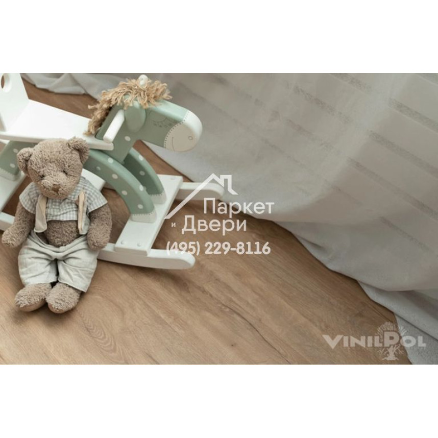Виниловый пол Vinilam VinilPol 7888-EIR Дуб Бари 6 mm 1220x228x6 мм-3