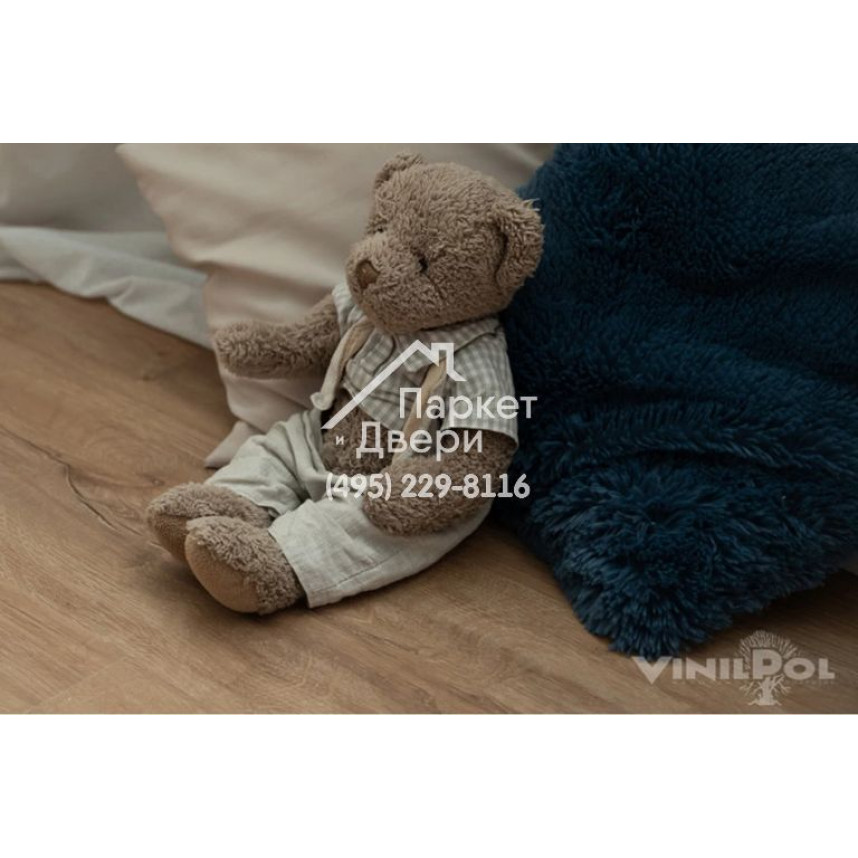 Виниловый пол Vinilam VinilPol 7888-EIR Дуб Бари 6 mm 1220x228x6 мм-6