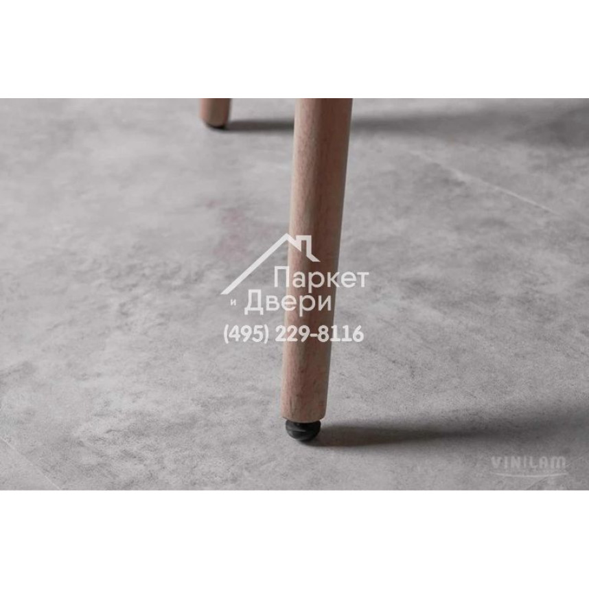 Виниловый пол Vinilam CERAMO VINILAM Stone 61606 Бетон 8 mm 940x470x8 мм-4