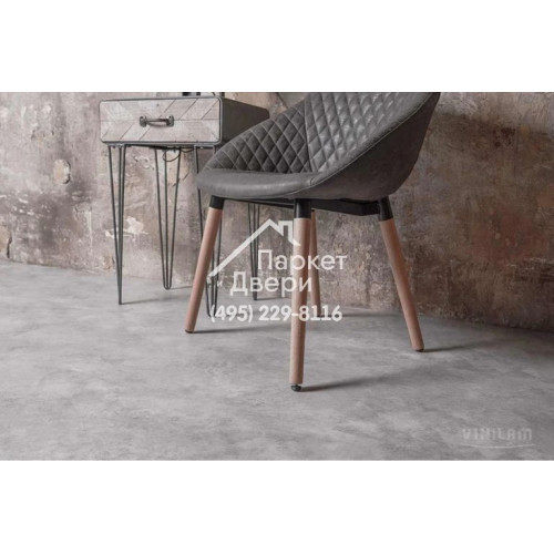 Виниловый пол Vinilam CERAMO VINILAM Stone 61606 Бетон 8 mm 940x470x8 мм