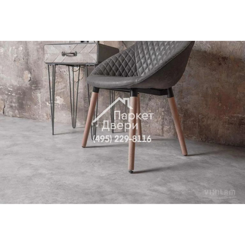 Виниловый пол Vinilam CERAMO VINILAM Glue Бетон 61606 Glue 950x480x2.5 мм-6