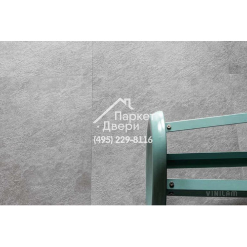 Виниловый пол Vinilam CERAMO VINILAM Stone 61609 Цемент 8 mm 940x470x8 мм
