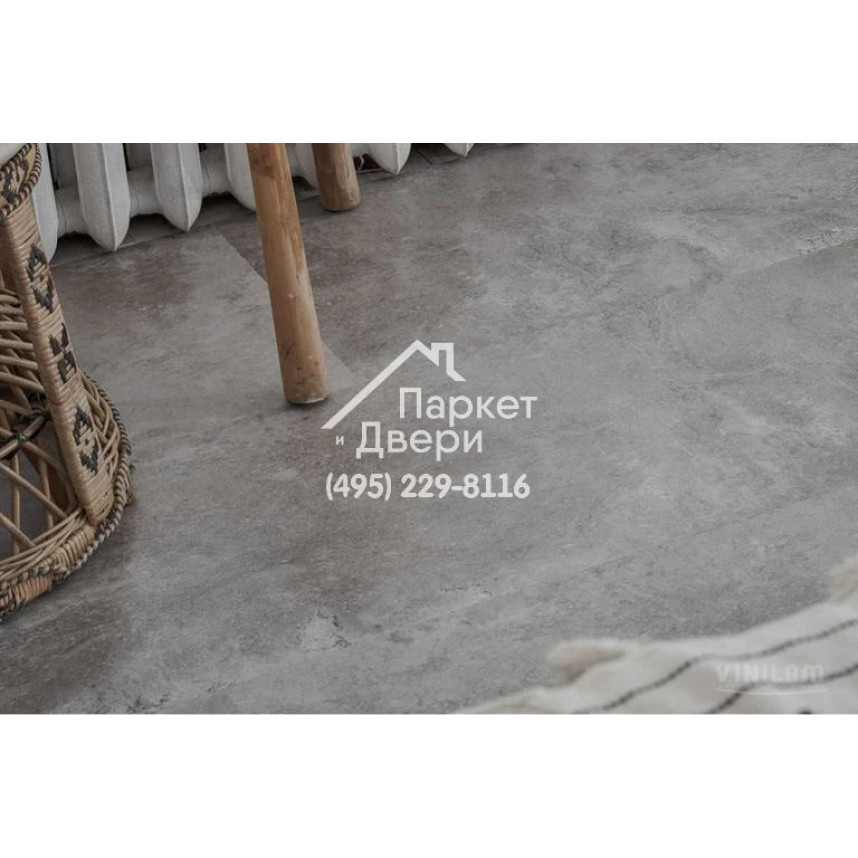 Виниловый пол Vinilam CERAMO VINILAM Stone 61605 Сланцевый Камень 6 mm 940x470x6 мм-5