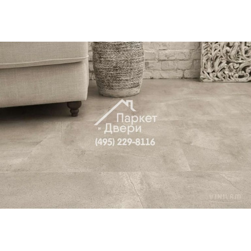 Виниловый пол Vinilam CERAMO VINILAM Stone 61603 Бетонная Смесь 8 mm 940x470x8 мм