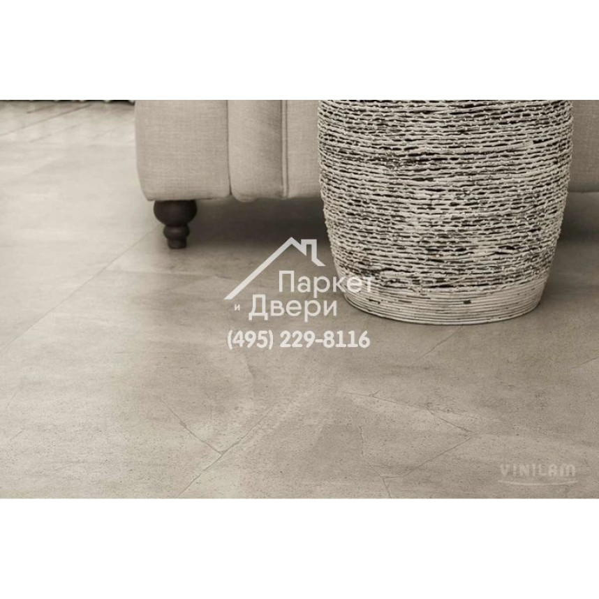 Виниловый пол Vinilam CERAMO VINILAM Glue Бетонная Смесь 61603 Glue 950x480x2.5 мм-5