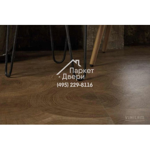 Виниловый пол Vinilam CERAMO VINILAM Glue Дуб Натуральный 61601 Glue 950x480x2,5 мм