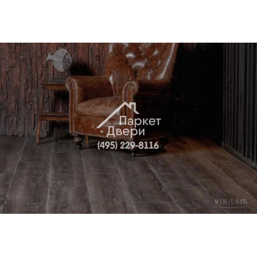 Виниловый пол Vinilam CERAMO VINILAM XXL Glue Дуб Лугано 8890-EIR Glue 1528x233x2,5 мм