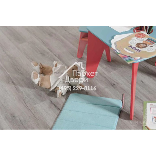 Виниловый пол Vinilam CERAMO VINILAM XXL Glue Дуб Давос 8880-EIR Glue 1528x233x2,5 мм