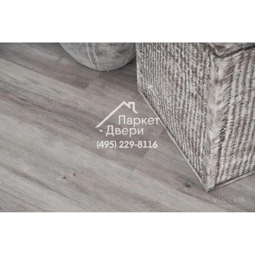 Виниловый пол Vinilam CERAMO VINILAM XXL Glue Дуб Давос 8880-EIR Glue 1528x233x2,5 мм-4