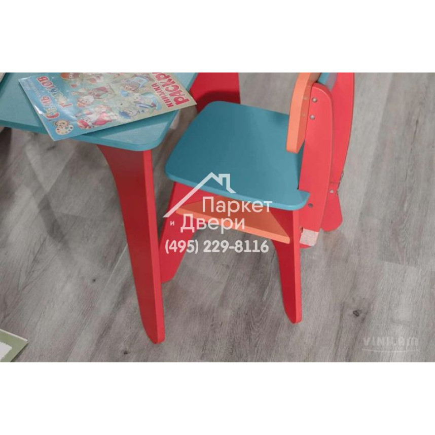 Виниловый пол Vinilam CERAMO VINILAM XXL Glue Дуб Давос 8880-EIR Glue 1528x233x2,5 мм-7