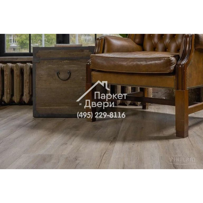 Виниловый пол Vinilam CERAMO VINILAM XXL Glue Дуб Женева 8870-EIR Glue 1528x233x2,5 мм
