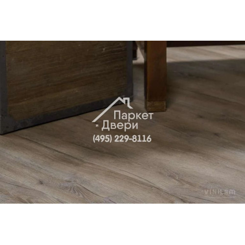 Виниловый пол Vinilam CERAMO VINILAM XXL Glue Дуб Женева 8870-EIR Glue 1528x233x2,5 мм