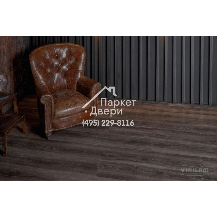 Виниловый пол Vinilam CERAMO VINILAM XXL 8890-EIR Дуб Лугано 5,5 mm 1520x225x5.5 мм-3
