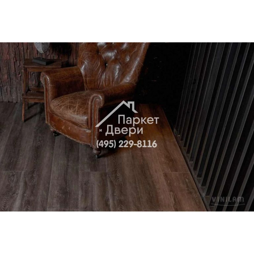 Виниловый пол Vinilam CERAMO VINILAM XXL 8890-EIR Дуб Лугано 5,5 mm 1520x225x5.5 мм-4