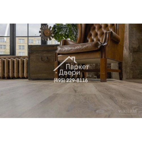 Виниловый пол Vinilam CERAMO VINILAM XXL 8870-EIR Дуб Женева 5,5 mm 1520x225x5,5 мм