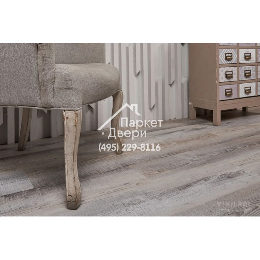 Виниловый пол Vinilam CERAMO VINILAM Wood Сосна Андер 494-9 1220x225x4,5 мм-3