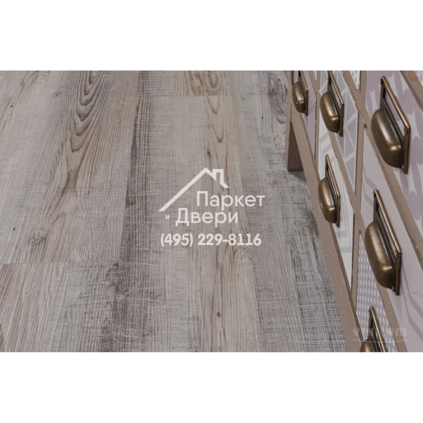 Виниловый пол Vinilam CERAMO VINILAM Wood Сосна Андер 494-9 1220x225x4,5 мм-4