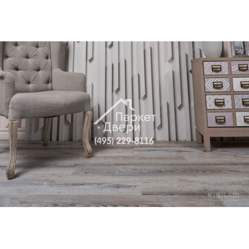Виниловый пол Vinilam CERAMO VINILAM Wood Сосна Андер 494-9 1220x225x4,5 мм
