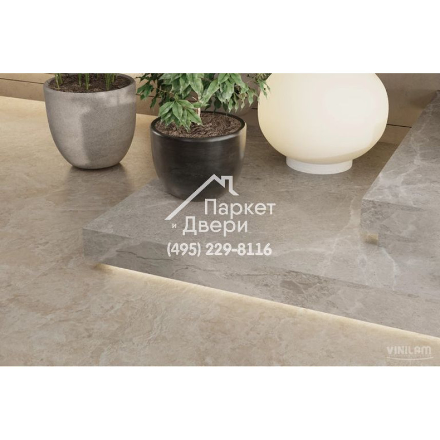 Виниловый пол Vinilam CERAMO VINILAM Stone 81222 Аравийский Камень 8 mm 940x470x8 мм-4