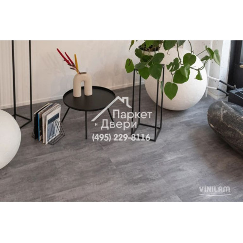 Виниловый пол Vinilam CERAMO VINILAM Glue Цемент Серый 71616 Glue 950x480x2.5 мм