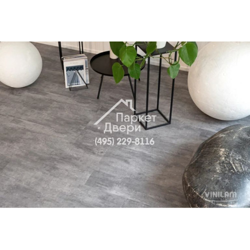 Виниловый пол Vinilam CERAMO VINILAM Glue Цемент Серый 71616 Glue 950x480x2.5 мм