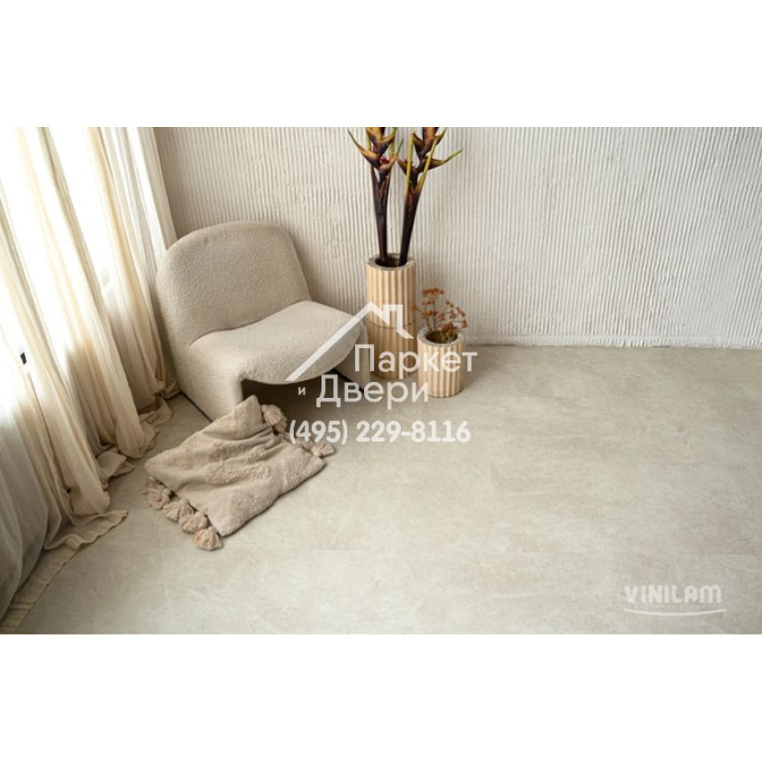 Виниловый пол Vinilam CERAMO VINILAM Glue Тихая Бухта 71612 Glue 950x480x2.5 мм-2