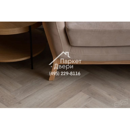 Виниловый пол Vinilam VinilPol Herringbone Glue 9944 Паркет Палладио Glue 609,6x152,4x2,5 мм