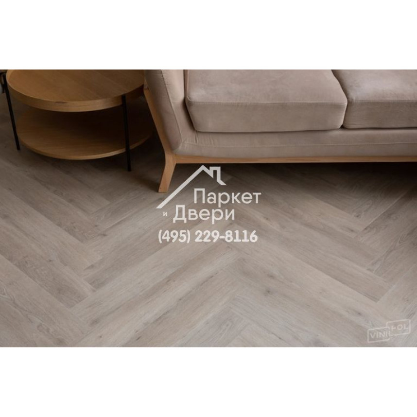 Виниловый пол Vinilam VinilPol Herringbone Glue 9944 Паркет Палладио Glue 609,6x152,4x2,5 мм-17