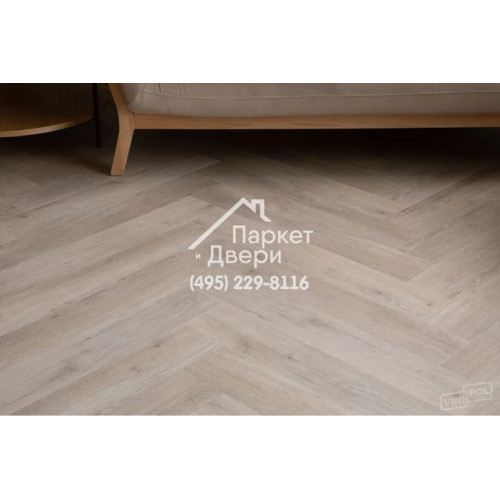 Виниловый пол Vinilam VinilPol Herringbone Glue 9944 Паркет Палладио Glue 609,6x152,4x2,5 мм