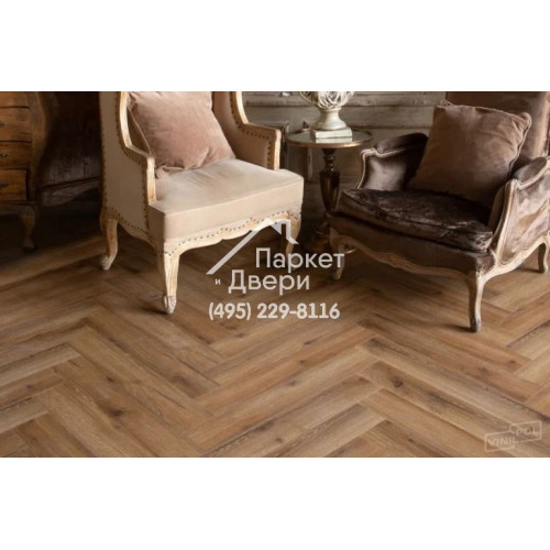 Виниловый пол Vinilam VinilPol Herringbone Glue 9933 Паркет Франческо Glue 609,6x152,4x2,5 мм