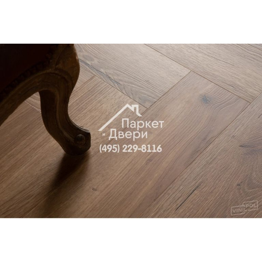 Виниловый пол Vinilam VinilPol Herringbone Glue 9933 Паркет Франческо Glue 609,6x152,4x2,5 мм-5