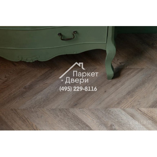 Виниловый пол Vinilam PARQUET CHEVRON Паркет Шеврон Шампань RI153616CL4 1293x305x8,5 мм