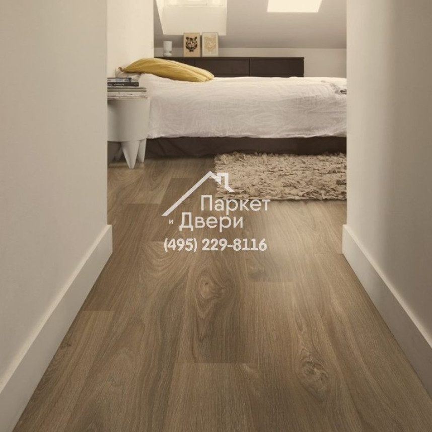 Ламинат Clix Floor Plus Дуб тёмный шоколад 088 1200x190x8-2