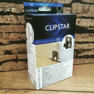 Клипсы Clipstar для крепления плинтусов, 50 штук