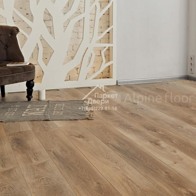 Виниловый пол Alpine Floor PREMIUM XL Дуб Природный Изысканный ABA ECO 7-6 1524х180х8 