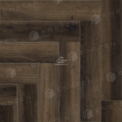 Кварцвиниловый SPC ламинат Ensten Valland Parquet Каштан ECO 103-02 600х125х4