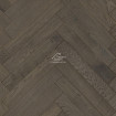 Паркетная доска Ёлка ESTA PARKET Дуб 14032 Herringbone Nordic S Lava Grey 600x100x14 мм