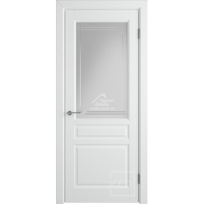 Дверь межкомнатная  Stockholm ДО (Polar — Белая эмаль)