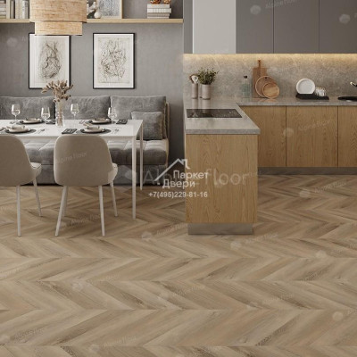 Виниловый пол Alpine Floor CHEVRON ALPINE Дуб Синистра ECO 18-6 600х127х5