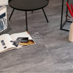 Виниловый пол VINILAM CERAMO STONE GLUE 2,5 мм LVT Цемент Серый 71616 950х480х2,5