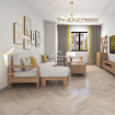 Виниловый пол HOI Flooring Shanghai Фарфор 3033008SH 610х110х5