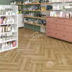 Ламинат Alpine Floor Herringbone 12 Pro LF106-02 Дуб Эльзас 606х101х12мм 