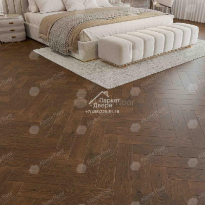 Инженерная доска Alpine Floor Castle Дуб Тобакко EW202-08 венгерская елка 600×120×12