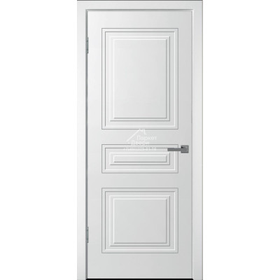 Дверь межкомнатная WanMark Нео-3  ПГ белая эмаль