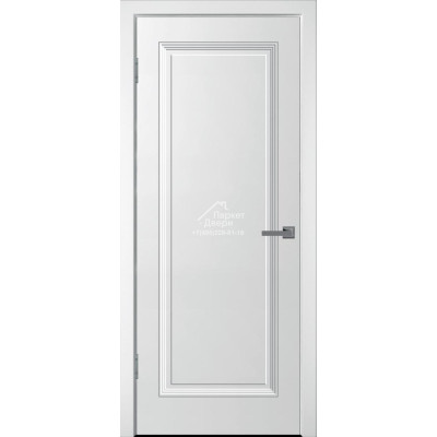 Дверь межкомнатная WanMark Уно-1  ПГ белая эмаль